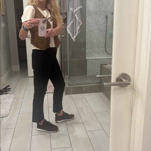 Levi’s Premium Women’s 724 High Rise Straight Crop Black Denim Jeans Siz… - Picture 13 of 14